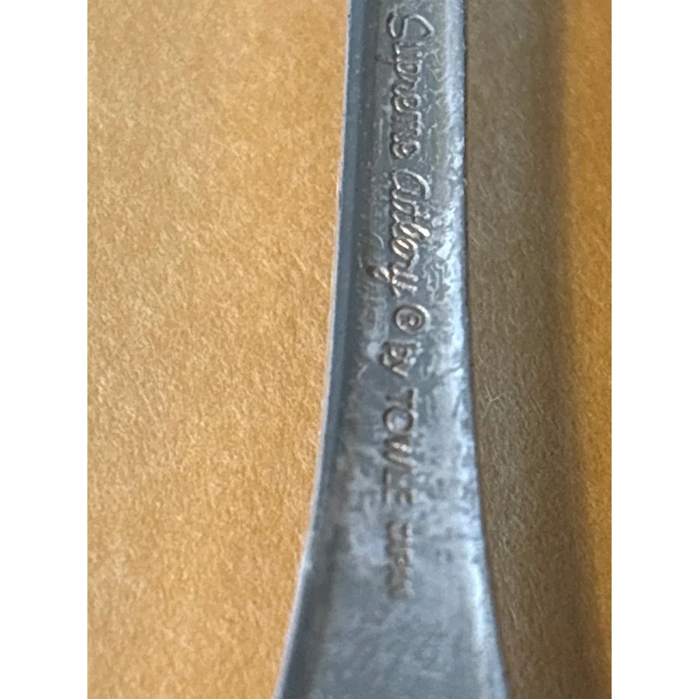Towle Supreme Cutlery Dinner Forks Set of‎ 4 Silver Stainless Japan Good Floral